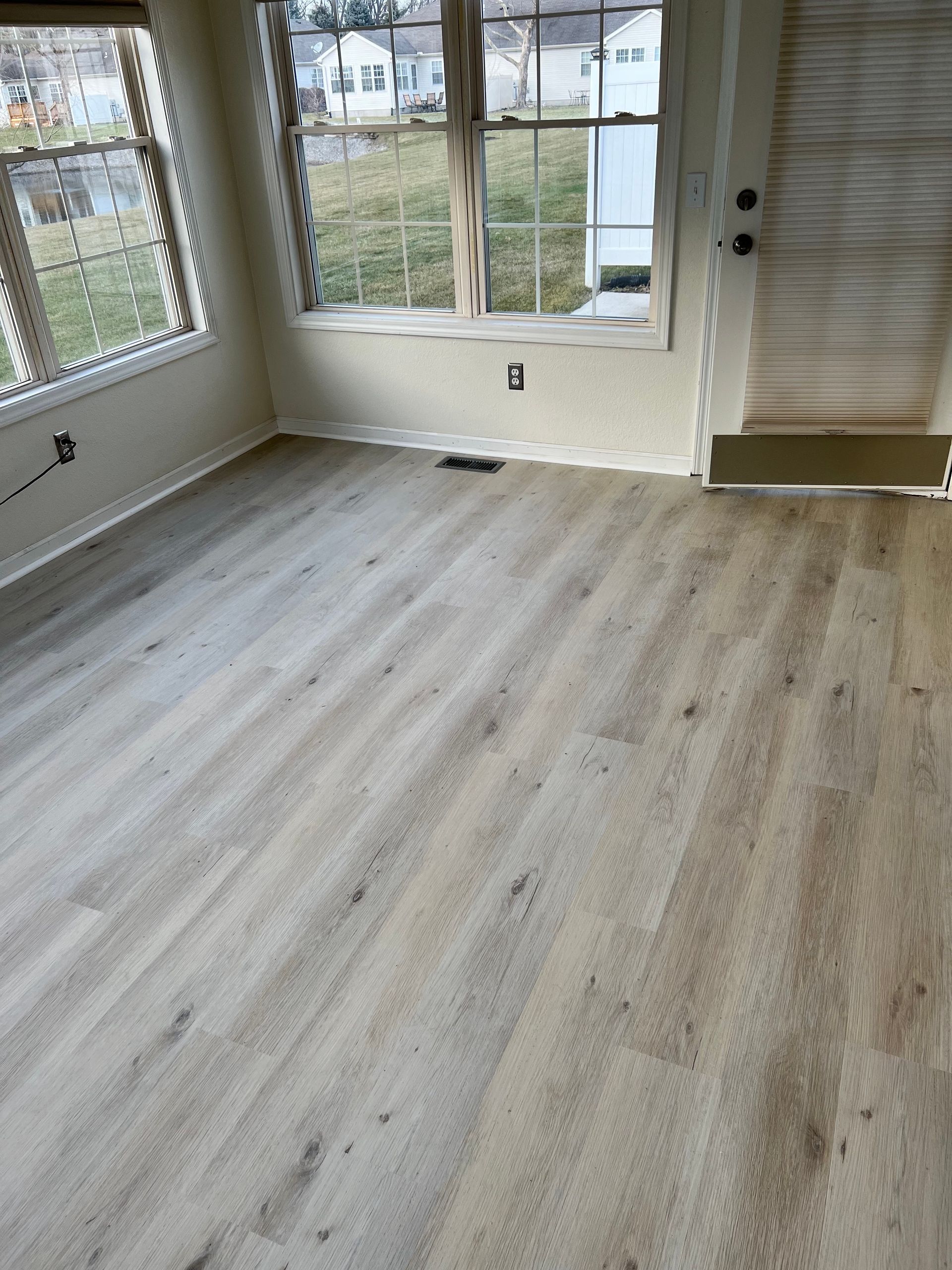 Flooring before installation - Project 3